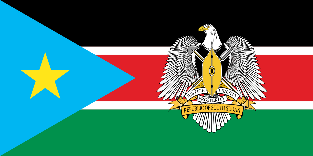 The Presidential Flag of the Republic of South Sudan